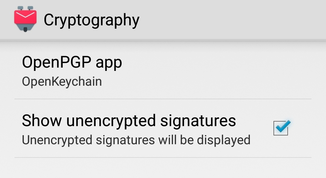 Cryptography information